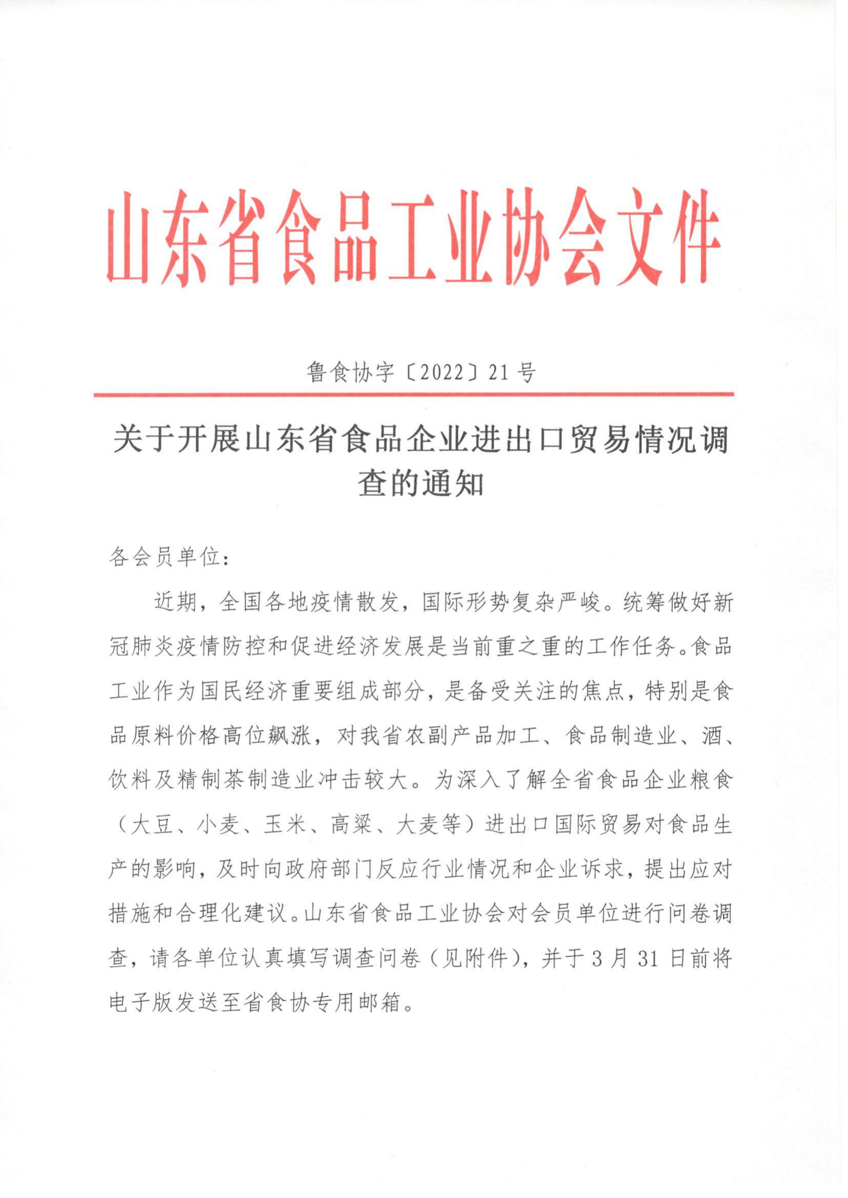 21号  关于开展山东省食品企业进出口贸易情况调查的通知_00.png